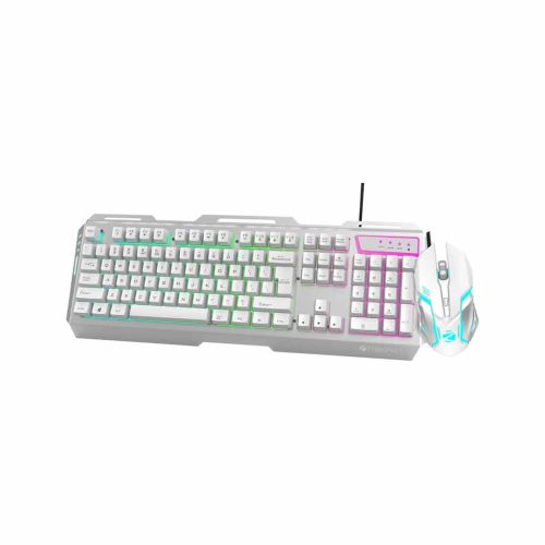 Zebronics Transformer USB Gaming Keyboard & Mouse Combo (White)