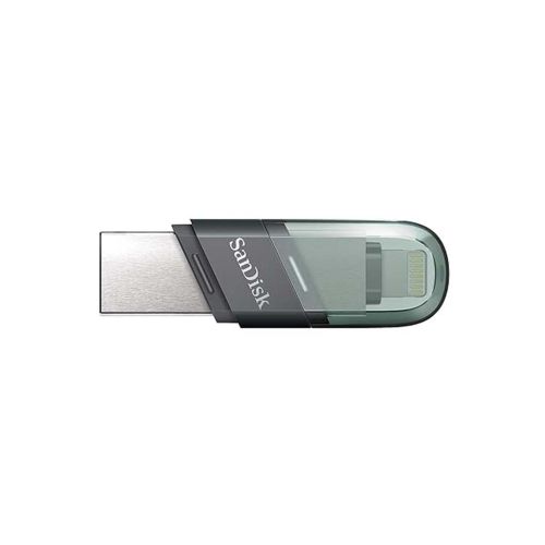 SanDisk iXpand USB 3.0 Flash Drive Flip 128GB – Metallic