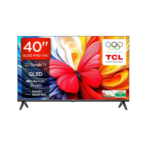 TCL 101 cms (40 inches) V5C Series Full HD Smart QLED Google TV 40V5C
