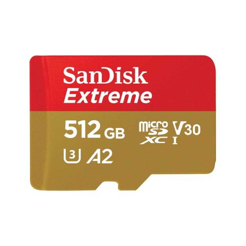 SanDisk Extreme 512GB microSDXC UHS-I Memory Card