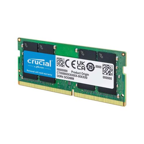 Crucial RAM 8GB DDR4 3200MHz CL22 Laptop Memory CT8G4SFRA32A