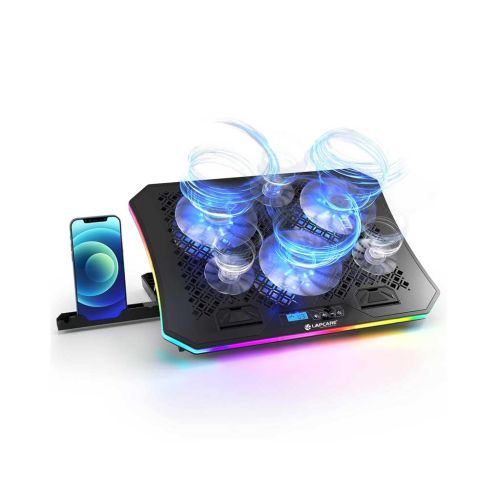 Lapcare Winner PRO RGB Cooling Pad with 6 Fans Laptop Stand