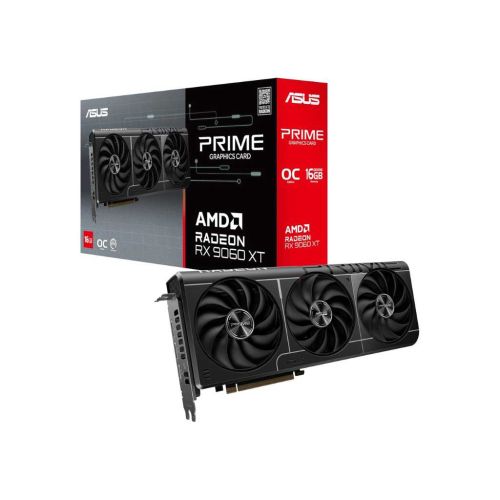 ASUS Prime Radeon RX 9060 XT 16GB GDDR6 OC Edition Graphics Card