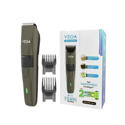 Vega P1 Battery Powered Beard Trimmer for Men (Power Series, VHTH-25)