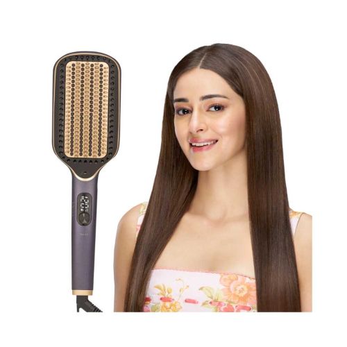 Vega Litstyle L1 Hair Straightener Brush (VHSB-06, Purple)
