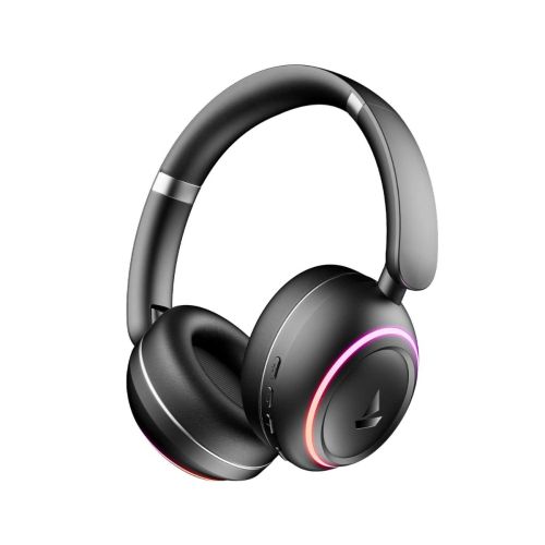 boAt Rockerz 480 Wireless Over-Ear Headphones with Mic (Black)