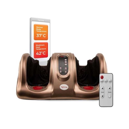Lifelong Foot Massager Machine for Pain Relief with Heat & Kneading Function (LLM81)
