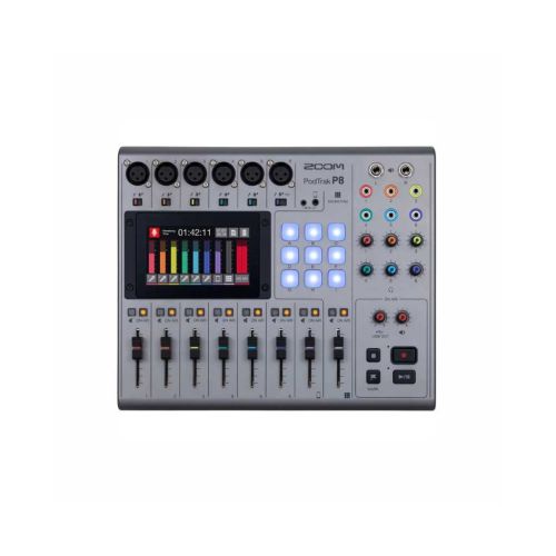 Zoom PodTrak P8 Portable Multitrack Podcast Recorder