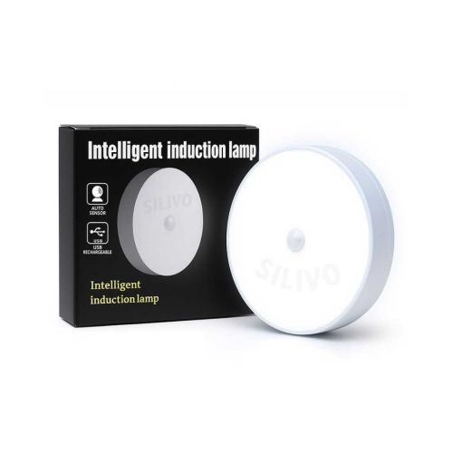 Uigos Motion Sensor LED Lamp USB Rechargeable Night Light (Pack of 1)