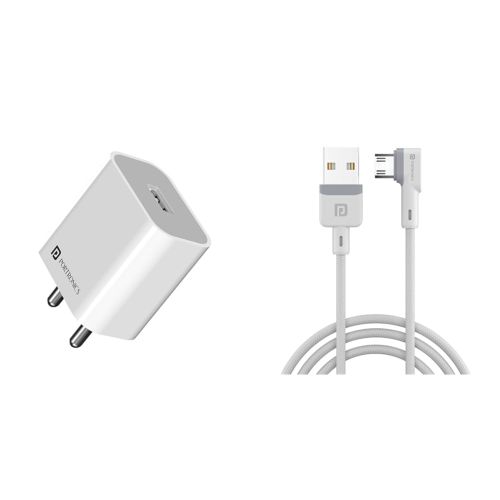 Portronics Adapto 12 Fast Wall Charger with Konnect L Cable