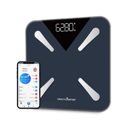 HealthSense BS191 Bluetooth BMI Weight Machine with Body Fat Analyzer