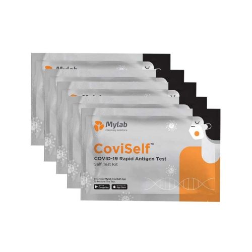 Mylab CoviSelf COVID-19 Self Test Kit for Home, ICMR Approved (Pack of 5)