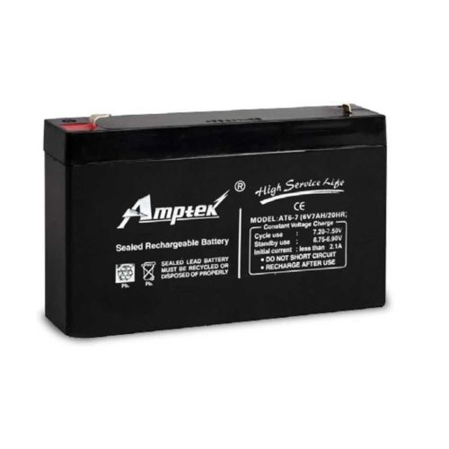 AMPTEK 6 Volts 7Ah AGM Solar Battery