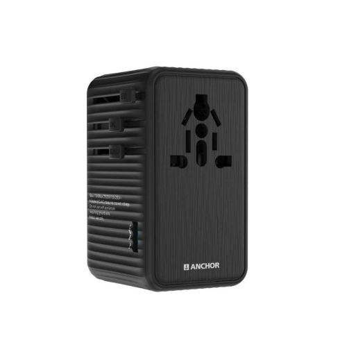 Anchor by Panasonic 65W International Travel Adapter with GaN Fast Charging