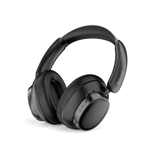 Noise Airwave Max 5 Wireless Over-Ear Headphones with Mic (Carbon Black)