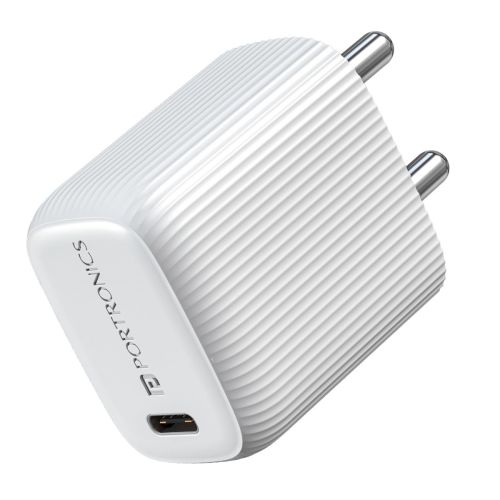 Portronics Adapto 20X 20W Type-C PD Fast Charging Adapter