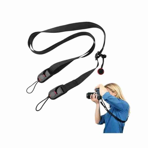 BowieMall Adjustable Camera Strap (Black)