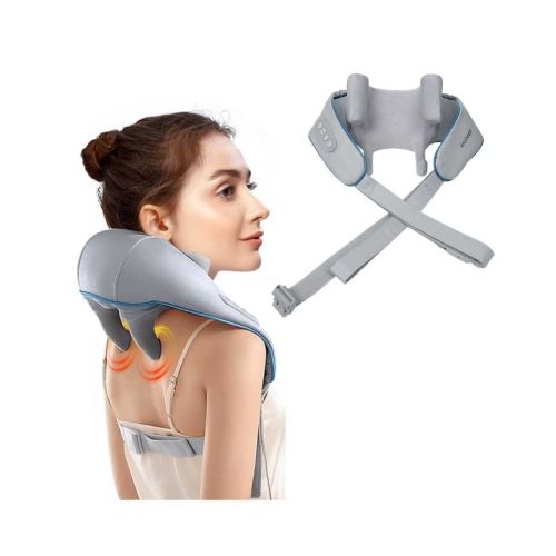 Halohop Neck and Back Massager - Heated 5D Electric Wearable Massager