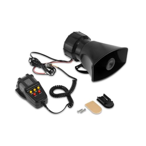 MIKANIX 12V Vehicle PA Speaker System with Microphone & Remote Control