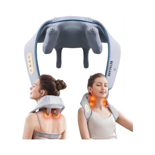 Neck and Back Massager with Heating, Electric Wearable 5D Cervical Neck Massager (Large)