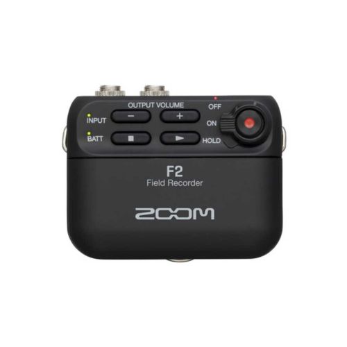 Zoom F2 Ultracompact Portable Field Recorder with Microphone