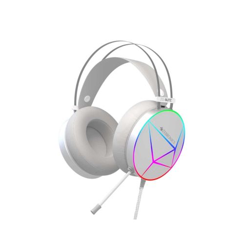 ZEBRONICS Zeb-Blitz USB Gaming Headphones with Mic (White)