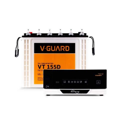 V-Guard Smart Inverter & Battery Combo (1200 Digital Sine Inverter with Tall Tubular 150Ah Battery)