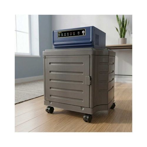 Inverter Trolley Stand with 360° Rotating 5 Wheels