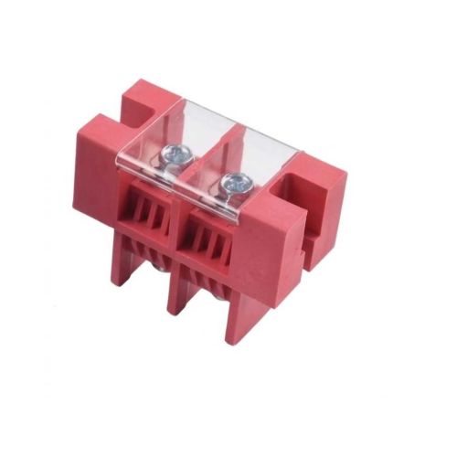 100A Fence Terminal Block 2IN-2OUT Power Distribution Connector