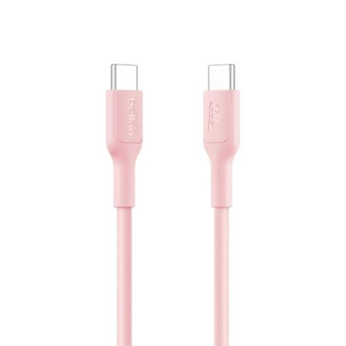 Belkin Apple Certified USB-C to USB-C Cable 1 Meter, 60W Fast Charging Cable (Pink)