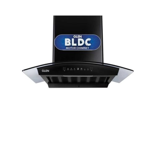 Glen 60cm 1500 m³/hr BLDC Filterless Thermal Autoclean Kitchen Chimney, Curved Glass