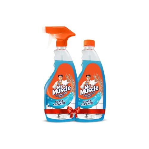 Mr. Muscle Glass and Surface Cleaner Spray – 500ml x 2 (Pack of 2)