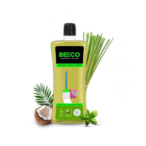 Beco Natural Disinfectant Surface & Floor Cleaning Liquid – Lemongrass & Basil – 1L
