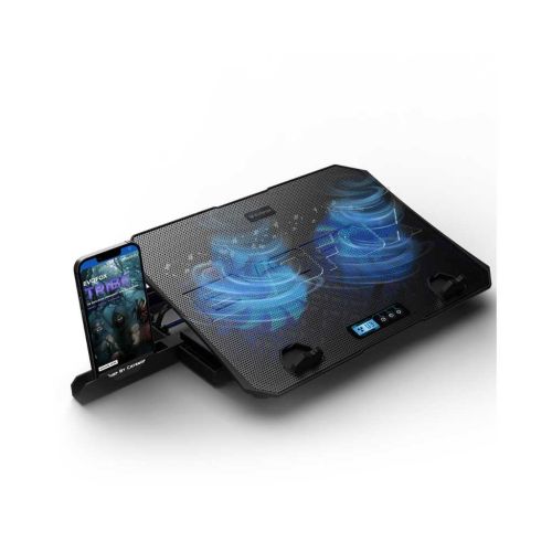 EvoFox Frost Plus Laptop Cooling Pad with LCD Display & Dual Fans