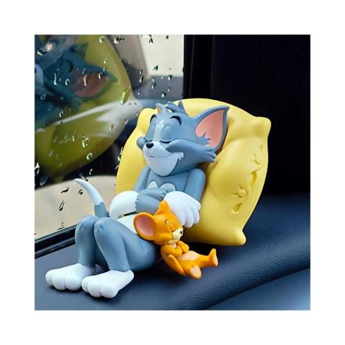 BROGBUS T and J Car Dashboard Toy Sleeping Cartoon Figurine