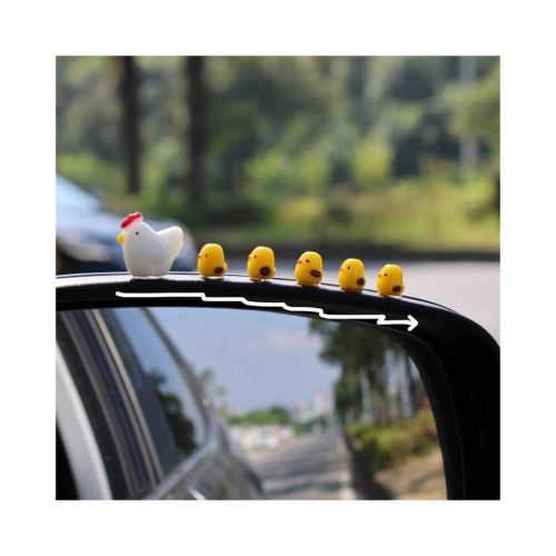 STHIRA® 6Pcs Cartoon Car Charm Set Miniature Dashboard Charm