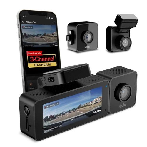 Qubo 3-Channel Dashcam Trio