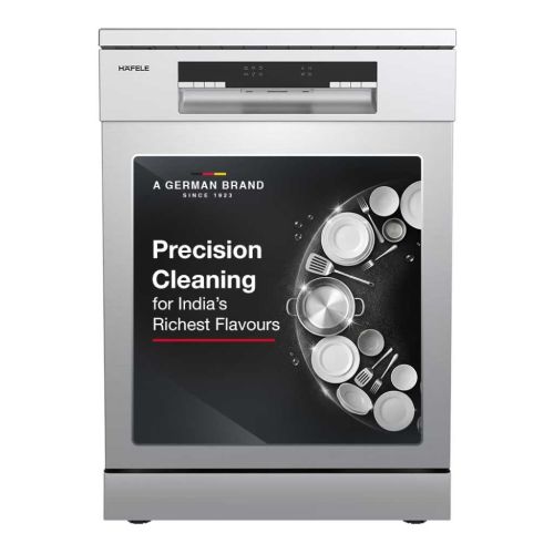 Hafele Aqua Chrome 13 Place Settings Free Standing Dishwasher