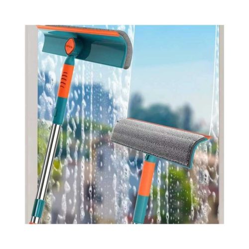 QERINKLE 2-in-1 Window Cleaning Tool Wiper with Bendable Head