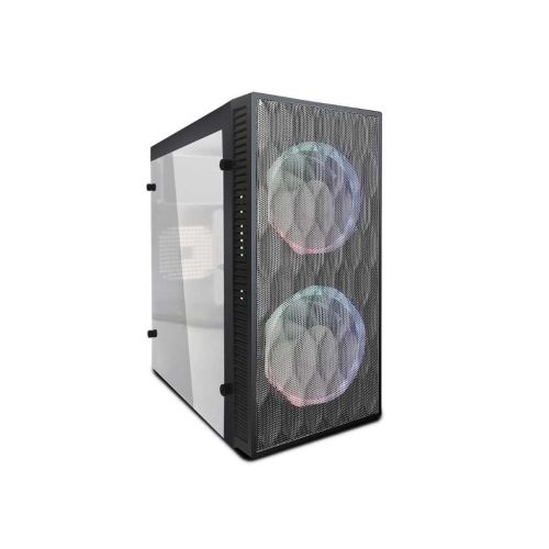 Frontech Rainbow Silver Premium Computer Cabinet