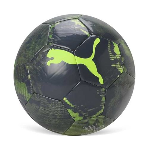 PUMA CUP Graphic Football – Yellow Alert/Green Glare/Galactic Gray (8458702)