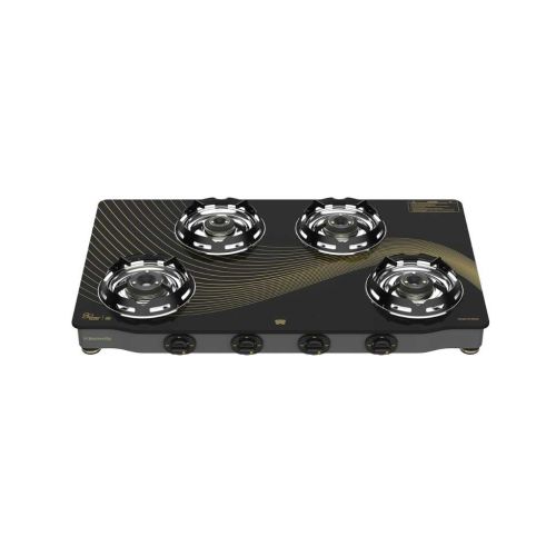 Butterfly Renz 4 Burner 3-Star Glass Top Gas Stove