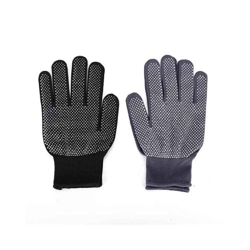 Sports PVC Dotted Cotton Gloves for Cricket Batting & Enhanced Grip 
