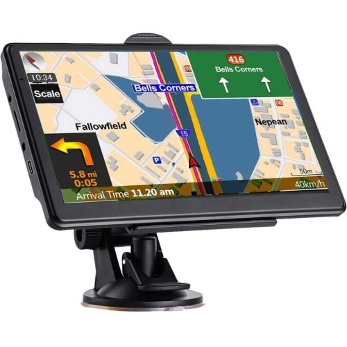 7 Inch Car GPS Navigation System with 2026 Maps & Lifetime Updates