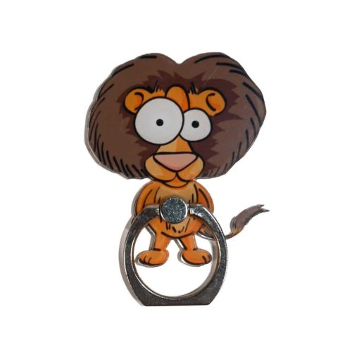 KolorFish Universal Funky Mobile Phone Ring Grip Holder Stand (Lion)
