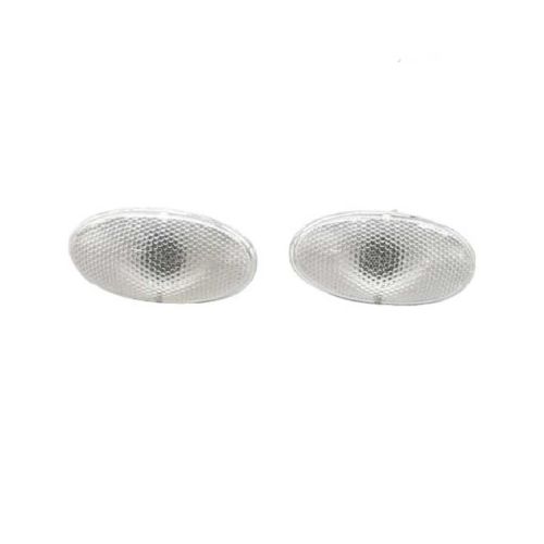 Bumper Fender Indicator Light Lamp White Assembly for Maruti Cars Set of 2