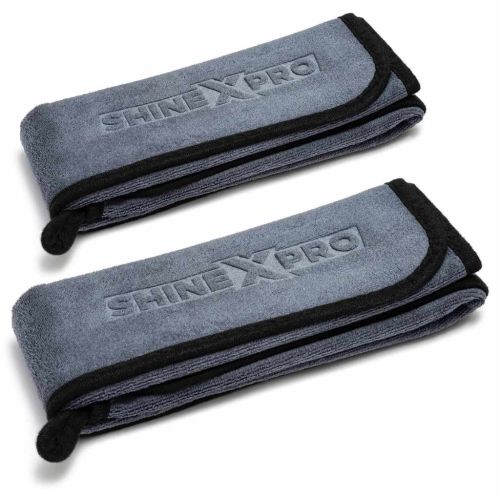 ShineXPro OG Soft 500 GSM Extra Large Microfiber Car Cleaning Cloth Pack of 2