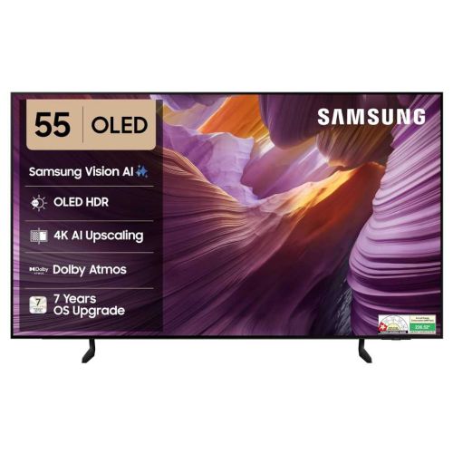 Samsung 138 cm (55 inches) 4K Ultra HD Smart OLED TV QA55S85FAELXL