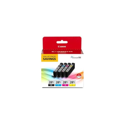 Canon CLI-281 BKCMY 4 Pack Ink Cartridge