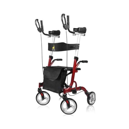 Entros Upright Stand-Up Folding Rollator Walker